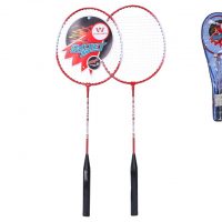 Badminton sada 2 rakety s košíkomZahrajte sa tradičnú hru Badminton pri ktorej zažijete množstvo zábavy na dlhé hodiny doma alebo v prírode. Sada je určená na rekreačný šport. 2x rakety s dľžkou 65 cm1x plastový košíkbalené v puzdreFarba sa môže líšiť podľa dodávky od výrobcu!