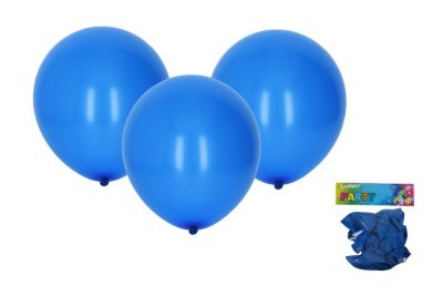 Balóny modré 30cm/10ksBalóny sú skvelou dekoráciou na narodeninovú oslavu. Balenie obsahuje: 10 ksVyrobené z prírodného materiálu