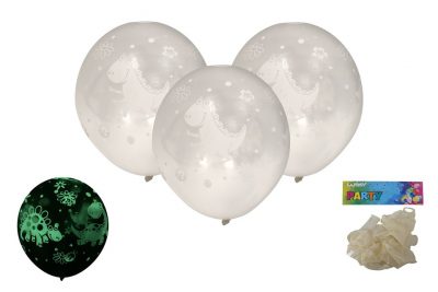 Balóny Svietiace v tme 30cm/6ksBalóny sú skvelou dekoráciou na narodeninovú oslavu. Balenie obsahuje: 6 ksVyrobené z prírodného materiálu