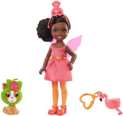 Mattel Barbie Chelsea v kostýme PlameniakBábika Chelsea a jej priatelia podporujú malé dievčatká