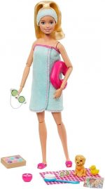 Mattel Barbie Wellness bábikaPripoj sa k bábike Barbie a jej zvieraciemu miláčikovi. Užite si spoločne deň plný odpočinku vo wellness. Pohoda a relax – to je presne to