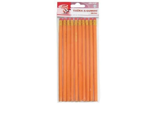 Ceruzky drevenéDrevené ceruzky s gumou sú základnou pomôckou každého školáka. Balenie: 10 ksCena je za 1 balenie