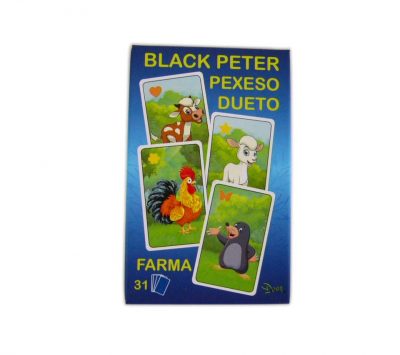 Čierny Peter FARMAHra sa skladá z 31 kariet