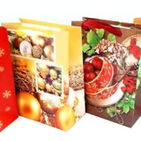 Darčeková taška vianočnáDarčeková taška vyrobená z kvalitného tvrdého papiera s rôznymi motívmi