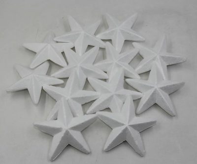 Hviezdy polystyrénové 10cm/12ksPolystyrénové hviezdy vyrobené z jemného lisovaného polystyrénu. Vhodné na vytváranie rôznych ozdôb. Balenie: 12ksVeľkosť: 10 cm