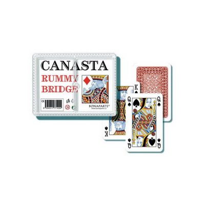 Karty canasta - plastový obalCanasta je veľmi známa spoločenská hra