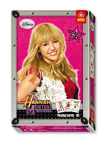Hracie karty Hannah MontanaHracie karty - Hannah Montana. Unikátne karty pre všetky fanúšičky Hannah Montana. Super 55 kariet s predstavou svojej hviezdy.