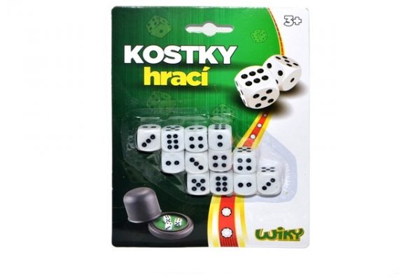 Hracie kockyKlasické bodové kocky môžete využiť pre samostatné hry alebo aj na doplnenie vašich doskových hier. Príjemne strávené popoludnie pri hraní s kockami je ideálne