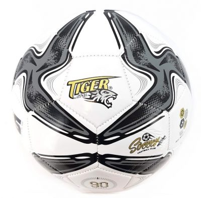 Futbalová lopta Tiger Soccer šedá size 5Lopta je určená všetkým