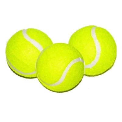 Loptičky na tenisKlasické tenisové loptičky v žltej farbe. Balenie: 3 ks