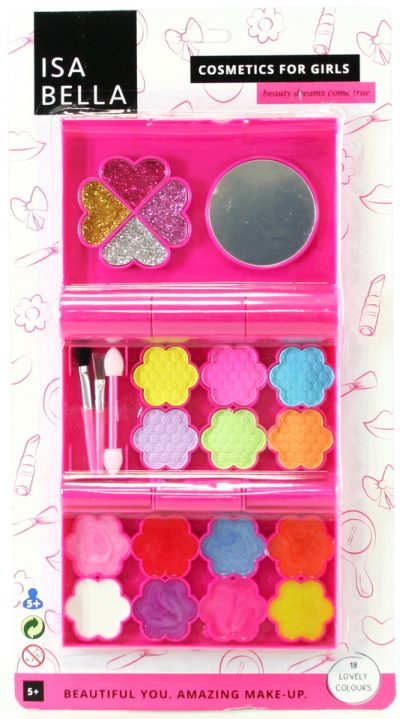 Make-up sadaVeľká sada make-up pre malé slečny. Obsahuje Očné tiene