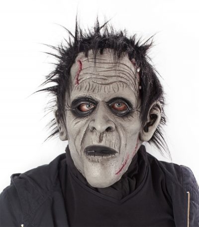 FrankensteinV maske Frankensteina určite vzbudíte veľkú pozornosť. Gumená maska pre dospelých. Staň sa hviezdou karnevalovej párty