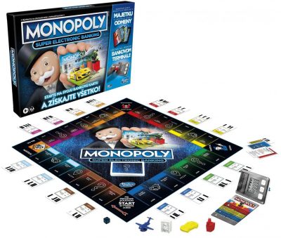 Monopoly Super elektronické bankovnictvo SKVyber si bankovú kartu