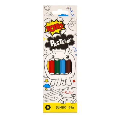 Farebné ceruzky JUMBOSilné "tučné" šesťhranné farebné ceruzky sú u detí veľmi obľúbené a predstavujú jeden zo základných nástrojov kreslenia. Vhodné do škôlky
