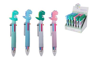 Pero s dinom 6-farebnéGuľôčkové pero so 6 rôznymi farbami : zelená