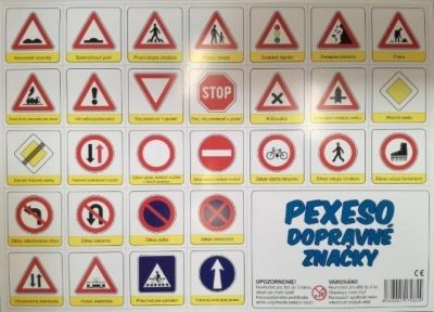 Pexeso dopravné značkyPexeso je jednou z najznámejších a najobľúbenejších detských hier. Deti si pri hre precvičujú pamäť