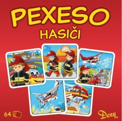 Pexeso hasiči Pexeso je jednou z najznámejších a najobľúbenejších detských hier. Deti si pri hre precvičujú pamäť