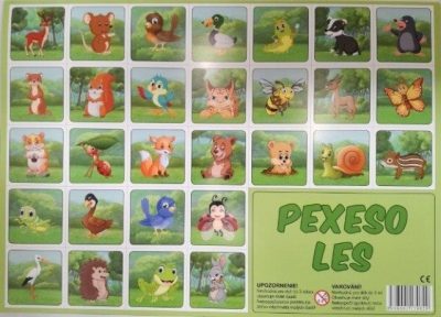 Pexeso lesPexeso je jednou z najznámejších a najobľúbenejších detských hier. Deti si pri hre precvičujú pamäť