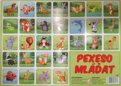 Pexeso mláďatPexeso je jednou z najznámejších a najobľúbenejších detských hier. Deti si pri hre precvičujú pamäť