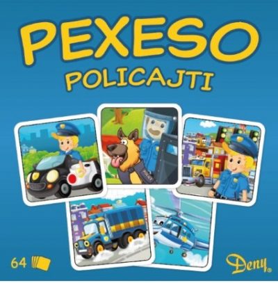 Pexeso policajti  Pexeso je jednou z najznámejších a najobľúbenejších detských hier. Deti si pri hre precvičujú pamäť