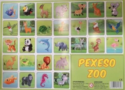 Pexeso ZOOPexeso je jednou z najznámejších a najobľúbenejších detských hier.Deti si pri hre precvičujú pamäť