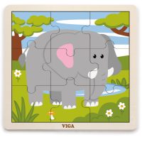 Drevené puzzle slonDrevené puzzle s motívom slona rozvíjajú kreativitu a tvorivosť vášho dieťaťa. Obrázkové puzzle