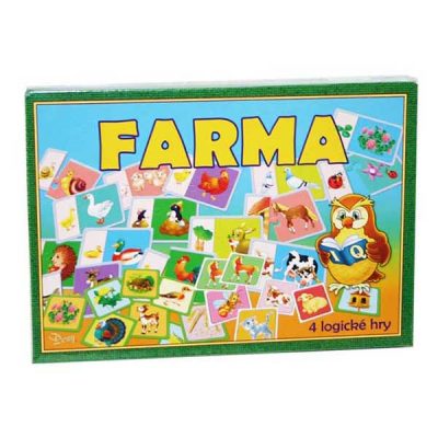 Spoločenská hra FarmaSúbor náučno-logických hier zahŕňa 4 hry