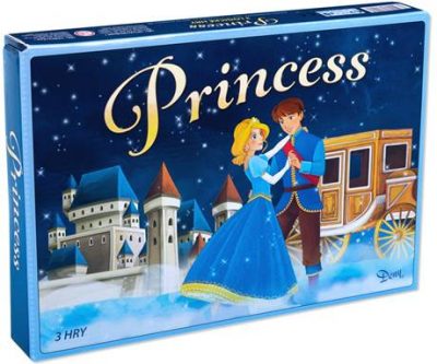 Spoločenská hra PrincessSúbor logických spoločenských hier Princezné obsahuje 40 delených kariet. Tieto karty tvoria komponenty pre 3 základné hry. Určené sú pre deti vo veku 4 rokov. Hry rozšíria deťom ich vedomosti