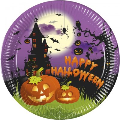 Tanier HalloweenPapierové taniere sa hodia na detskú párty