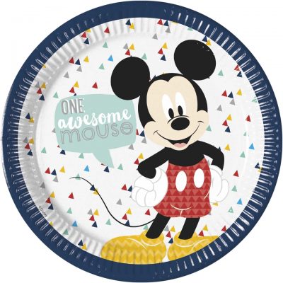 Taniere Mickey MousePapierové taniere sa hodia na detskú párty