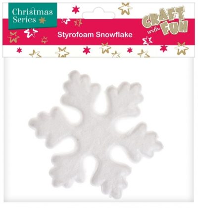 Vianočná dekorácia z polystyrénovej peny Snehová vločkaVianočná ozdoba z polystyrénovej peny vhodná na rôzne dekorácie - na pohľadnice a darčekové balenie