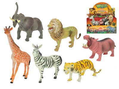 Zvieratká safari 6 ks Doplňte si safari park o nové zvieratká. Sada obsahuje 6 ks zvieratiek . Veľkosť cca. :10 - 12 cmNa výber : tiger