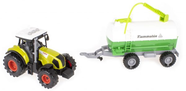 je moderný model traktora so zvukovými a svetelnými efektami. Zvuky