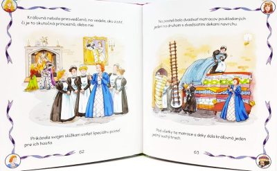 bratov Grimmovcov a Charla Perraulta prerozprávané pre mladých čitateľov a doplnené krásnymi ilustráciami. Rozprávky sú o princeznách a táto knižka obsahuje tie najpopulárnejšie a najobľúbenejšie. Deti milujú Popolušku