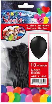 Balóny čierne 10 ksBalenie čiernych nafukovacích balónikov