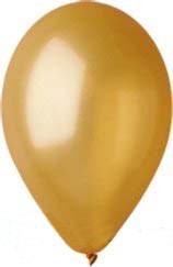 Balóny zlatéZlaté balóny sú skvelou dekoráciou na narodeninovú oslavu. Balenie obsahuje: 15 ksVyrobené z prírodného materiálu