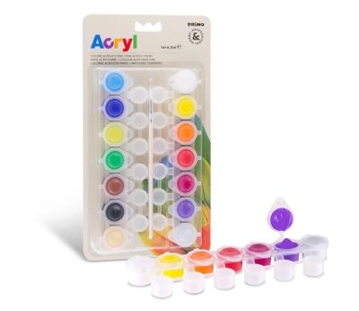 Milan Akrylové farby 14 fariebSada akrylových farieb na vodnej báze s vysokou koncentráciou pigmentu a akrylovej emulzie. Vysoko kvalitné farby
