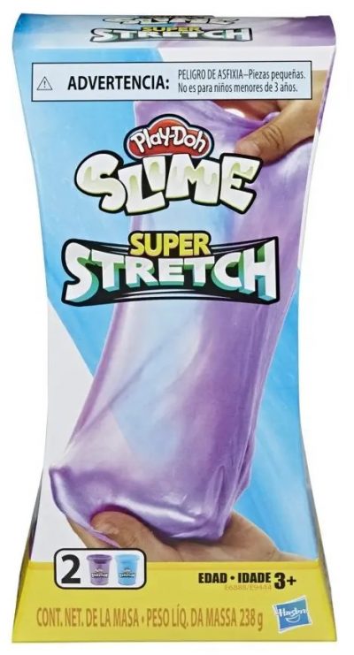 Play-Doh Super naťahovacia plastelínaAko veľmi pôjde natiahnuť sliz Play-Doh Super Stretch? Tak