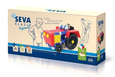 Stavebnica Seva Traktor 115 dielikovStavebnica Seva je originálna česká skladačka