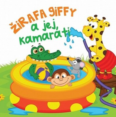 Knižka Žirafa Giffy a jej kamarátiGumená knižka vhodná nielen do vody pre najmenšie deti. Deti hravou formou spoznávajú veselé zvieratká. Knižka má 4 strany. Veľkosť: 15 x 15 cm