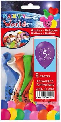 Balóny s číslom 5Veselé