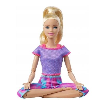Mattel Barbie Joga fialové oblečenieJoga vyzerá na prvý pohľad jednoduchá a ľahká