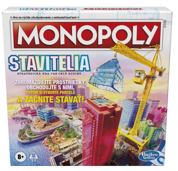 Hasbro Monopoly StaviteliaPredstavujeme vám novú verziu obľúbenej stolovej hry Monopoly