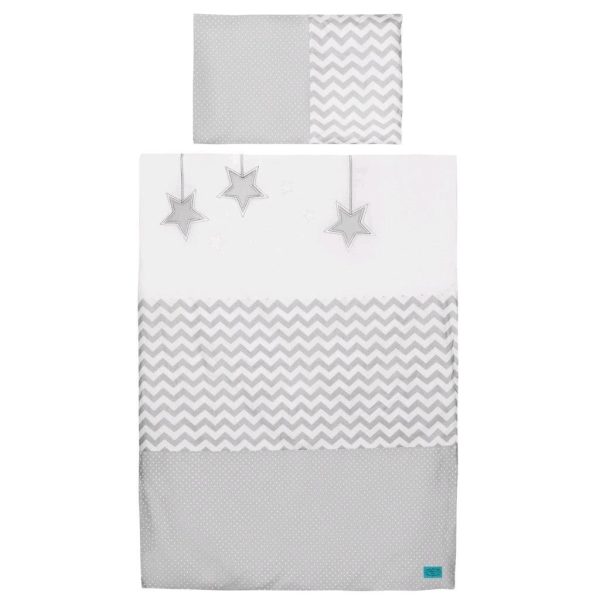 6-dielne posteľné obliečky Belisima Hviezdička 100x135 šedé