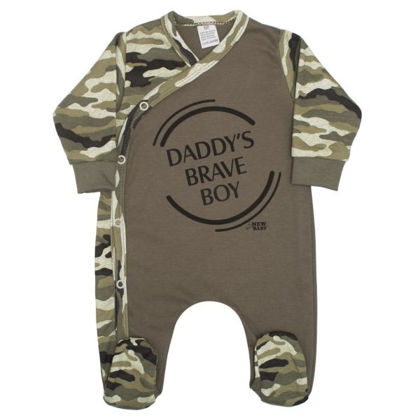 Dojčenský overal New Baby Army boy
