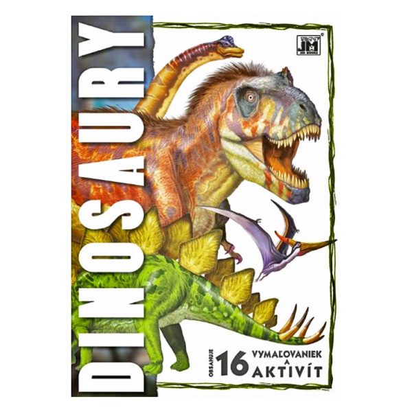 Vymaľovánky Dinosaury s aktivitami