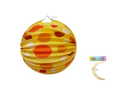Lampion Guľa 25cmLampión je papierová svietiaca ozdoba. Lampióny môžu byť rôznych tvarov