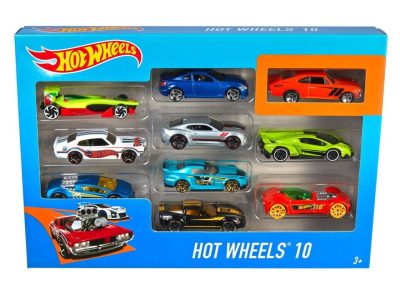Mattel Hot Wheels sada 10ks autíčokOd ich debutu v roku 1968 sú vozidlá Hot Wheels stálymi favoritmi medzi zberateľmi