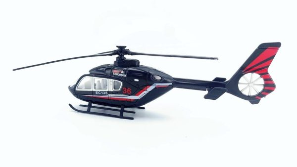 Vrtuľník Die Cast 1:72Helikoptéra je vyrobená z plastu s vrtuľou a lyžinami. Rozmery vrtuľníka: 18 x 3 x 7 cmRôzne typy vrtuľníkaVhodné pre deti od 3+