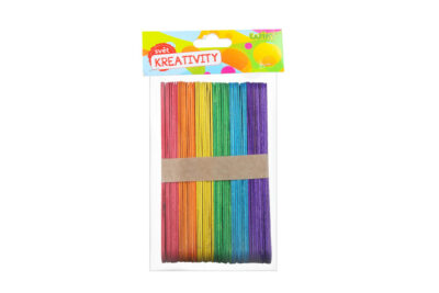 Drevené paličky farebné 50 ksDrevené farebné paličky na kreatívne využitie pre nadšencov ručných prác. Balenie osahuje 50 ksVeľkosť: 15 x 1